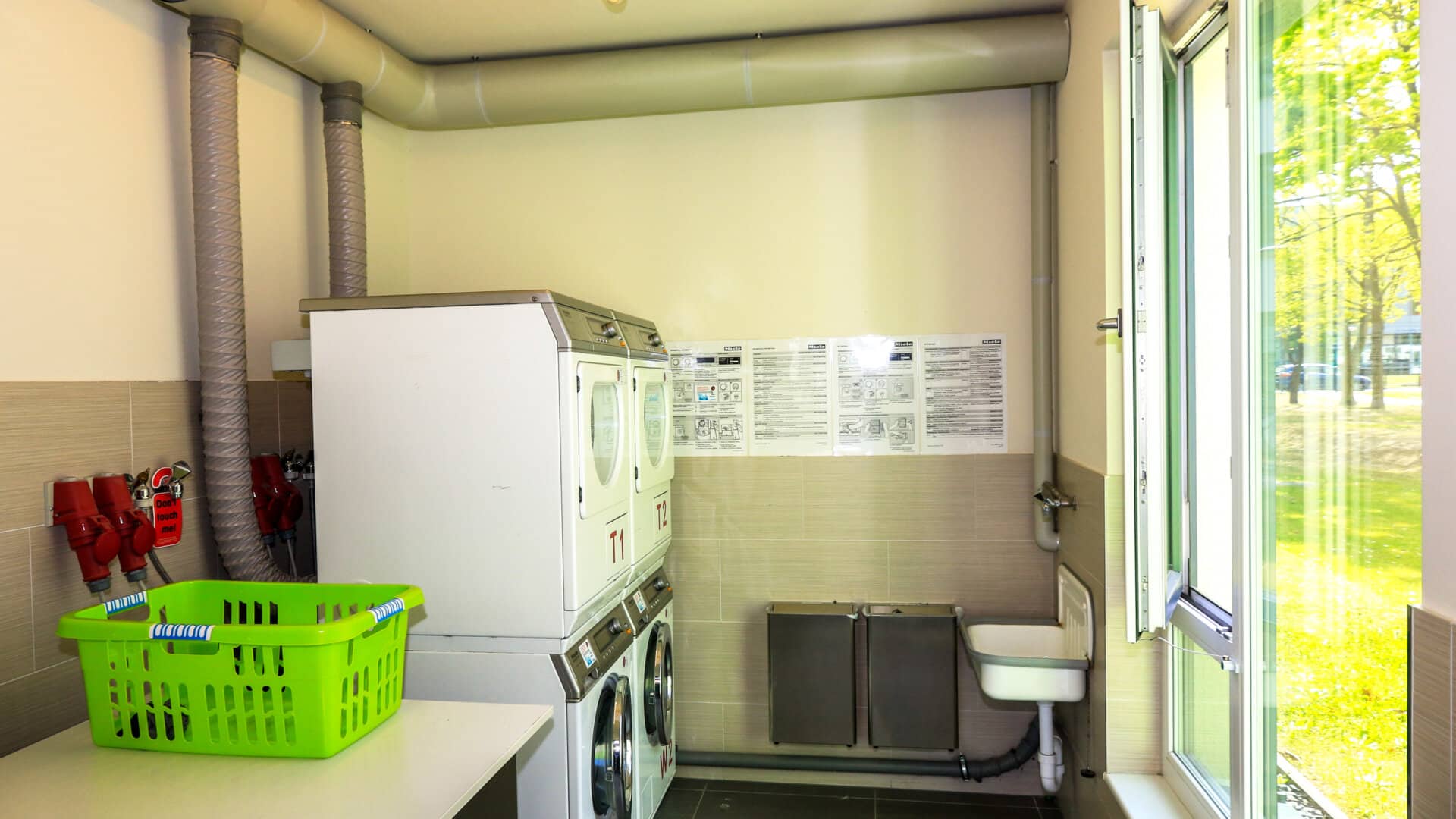 Shared laundry room