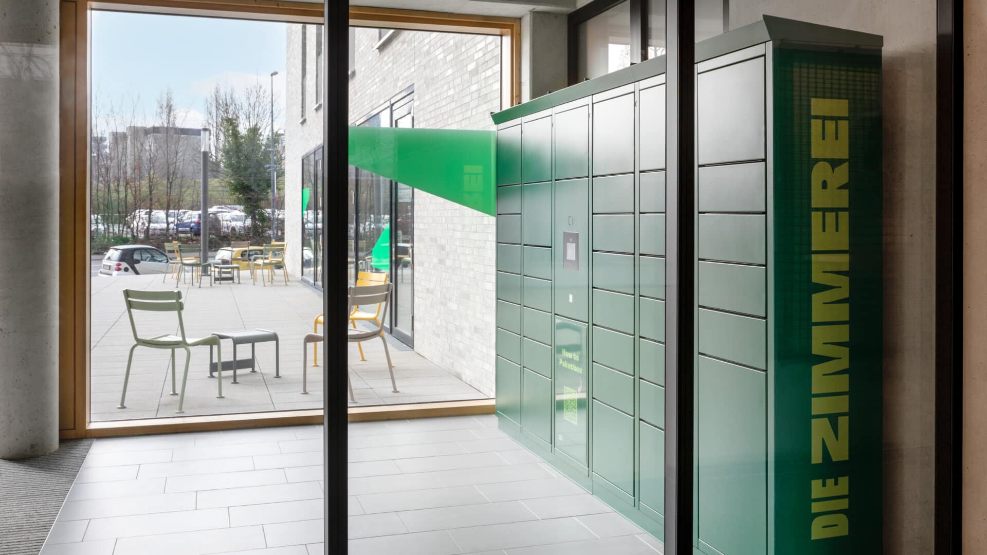 Paketstation der Zimmerei